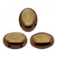 Les perles par Puca® Samos beads Dark gold bronze 23980/14485